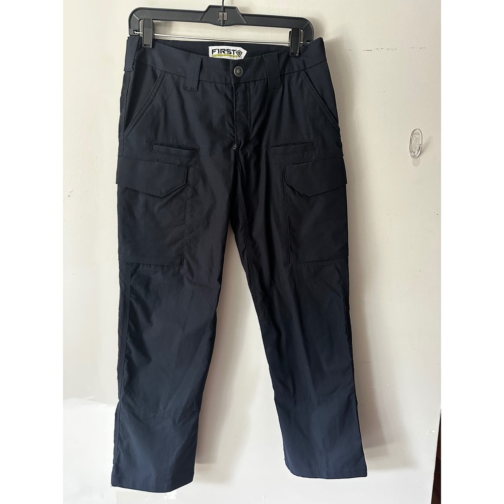First Tactical Womens V2 Tactical Pants Black Cargo Ripstop Size 6 Regular